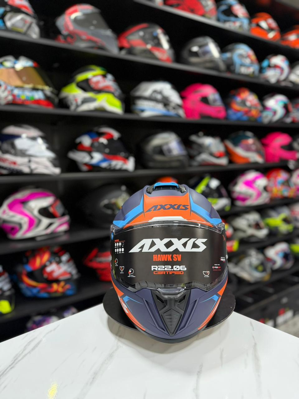 AXXIS HAWK SV NARANJA MATTE - Imagen 3