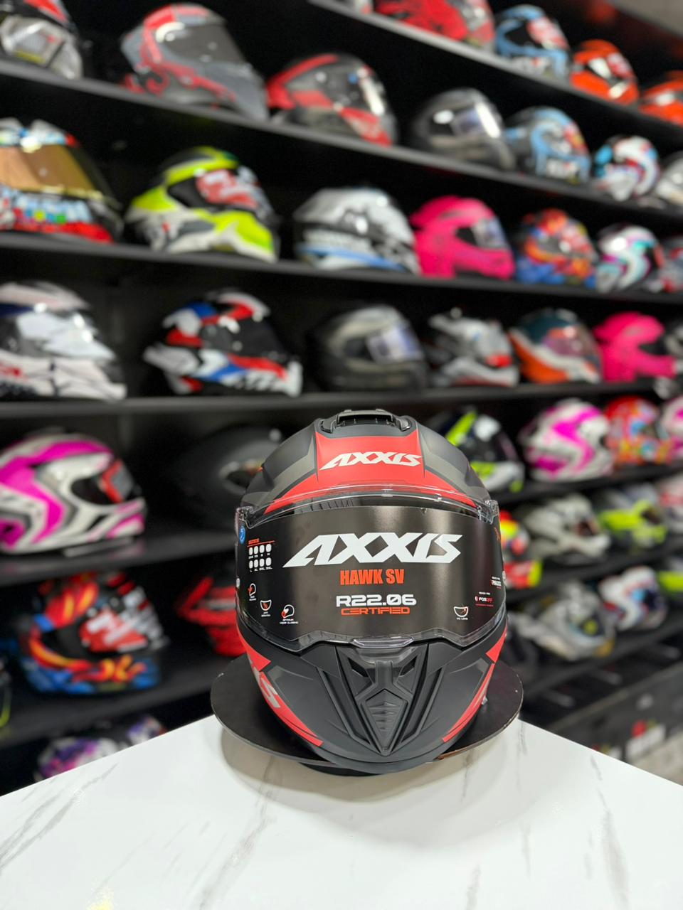 AXXIS HAWK SV ROJO MATTE - Imagen 3