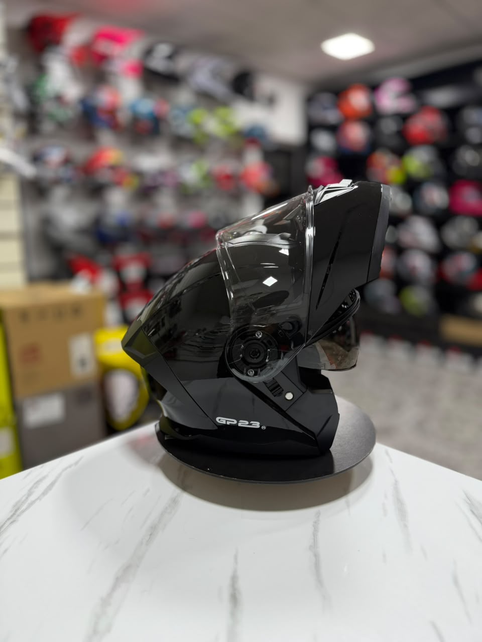 GP23 REBATIBLE FURIUS FL900 NEGRO BRILLO - Imagen 4