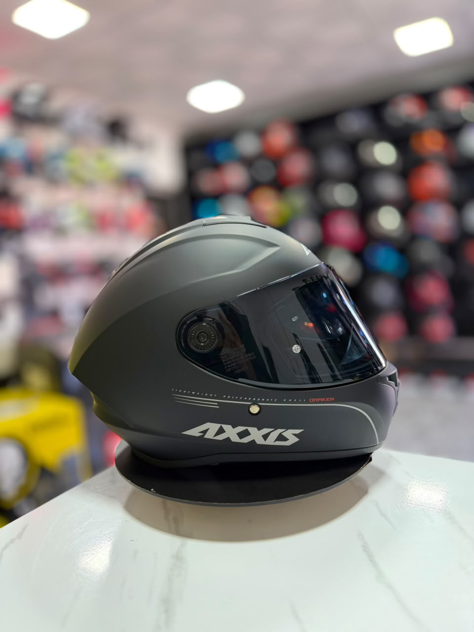 AXXIS DRAKEN S SOLID A11 MATT BLACK - Imagen 3