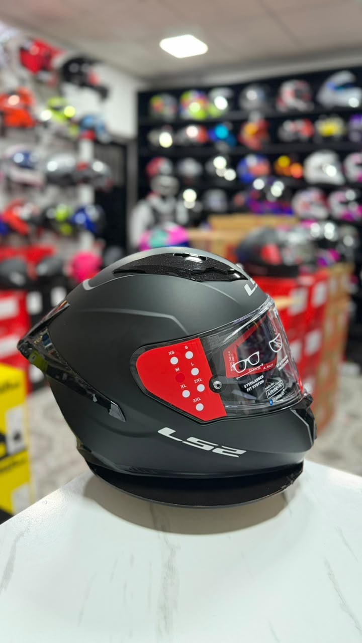 LS2 FUSION SOLID BLACK MATT - Imagen 4
