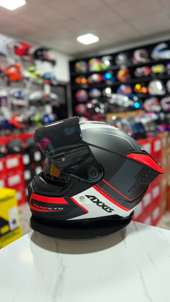 AXXIS HAWK SV EVO DAYTONA B15 ROJO MATE - Imagen 2