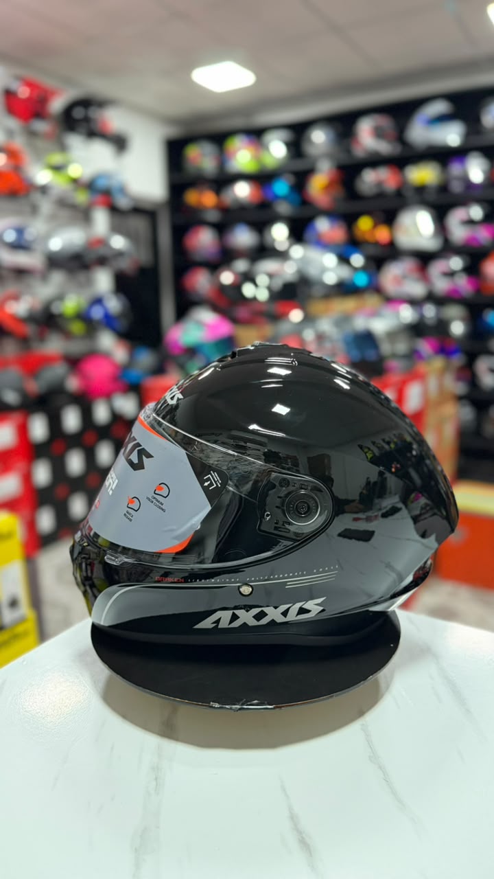 AXXIS DRAKEN S SOLID A11 NEGRO BRILLO