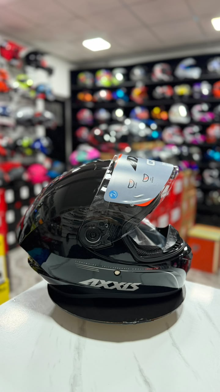 AXXIS DRAKEN S SOLID A11 NEGRO BRILLO - Imagen 3